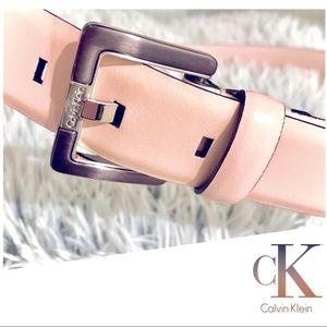 Calvin Klein Blush Pink Belt S